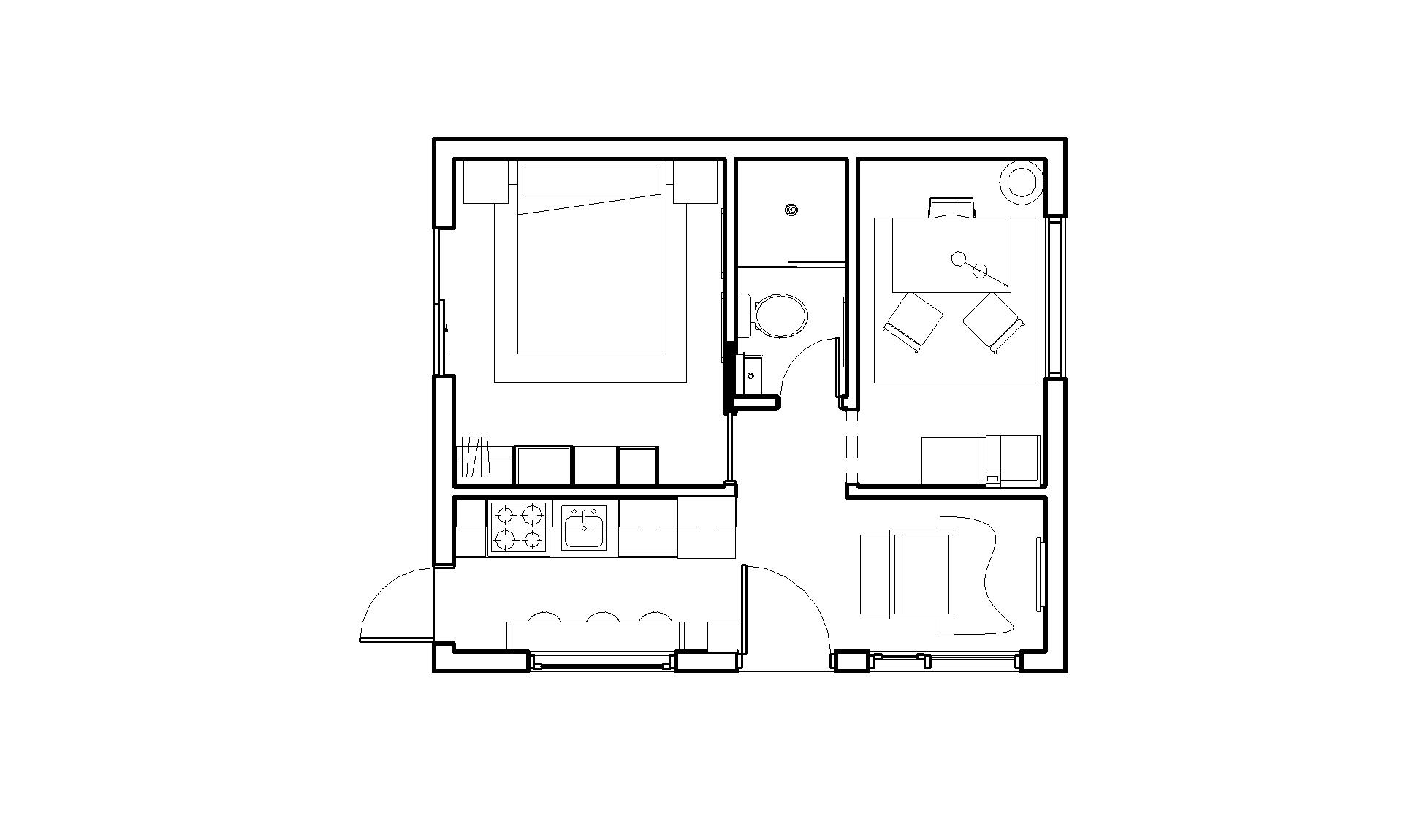 The Ojai top-down floor plan