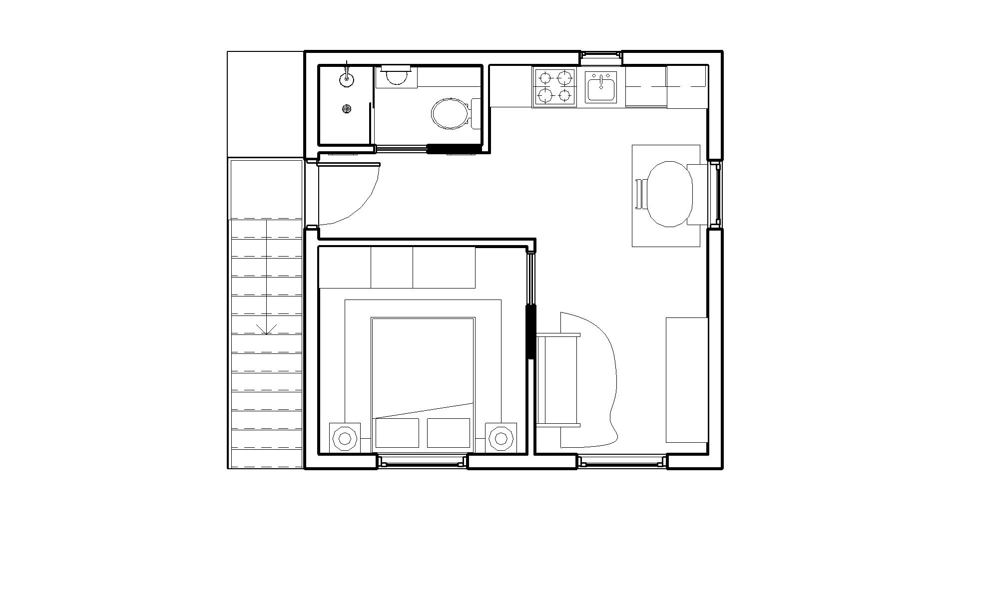 The Skylark top-down floor plan